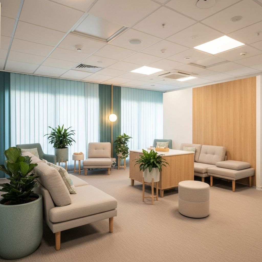 Welcoming, modern therapy room at Orchid Health clinic in Derrimut